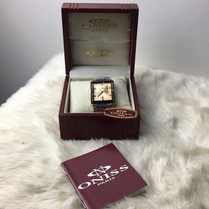 Men’s rare oniss from Paris wrist watch tungsten